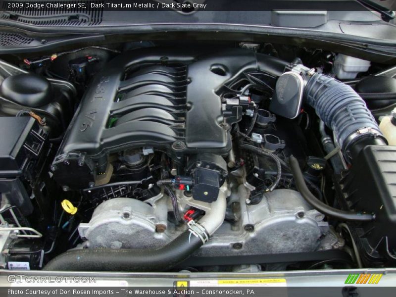 Dark Titanium Metallic / Dark Slate Gray 2009 Dodge Challenger SE