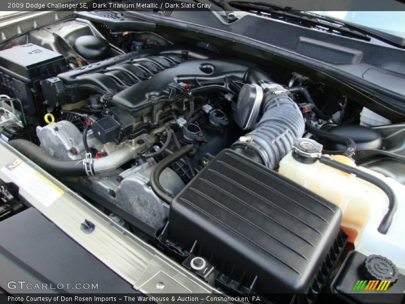 Dark Titanium Metallic / Dark Slate Gray 2009 Dodge Challenger SE