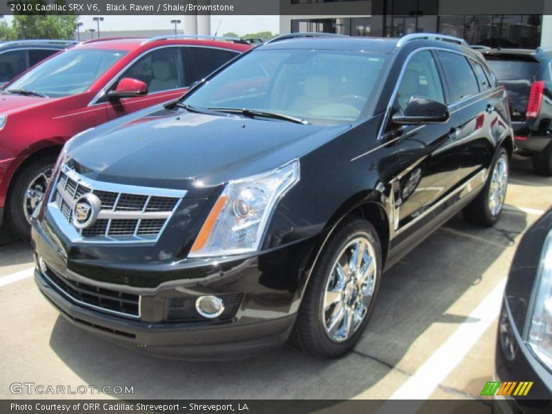 Black Raven / Shale/Brownstone 2010 Cadillac SRX V6