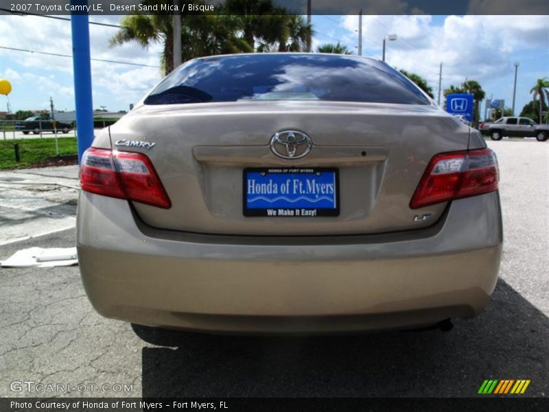 Desert Sand Mica / Bisque 2007 Toyota Camry LE
