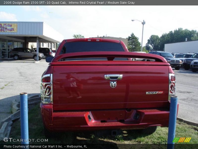 Inferno Red Crystal Pearl / Medium Slate Gray 2006 Dodge Ram 1500 SRT-10 Quad Cab