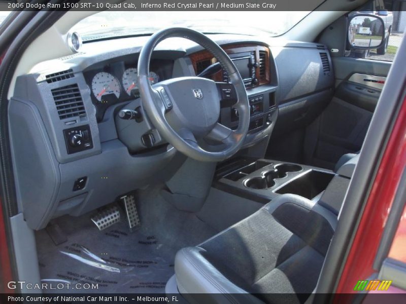 Inferno Red Crystal Pearl / Medium Slate Gray 2006 Dodge Ram 1500 SRT-10 Quad Cab