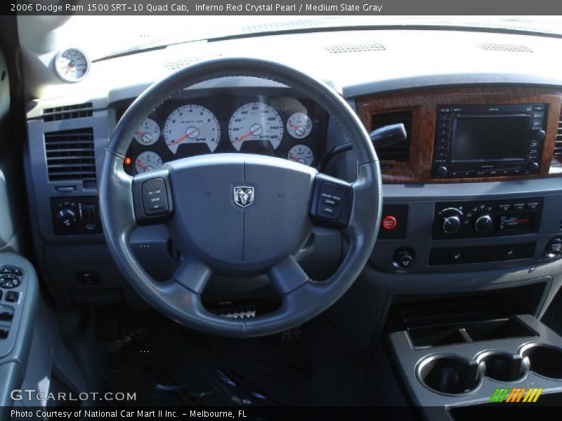 Inferno Red Crystal Pearl / Medium Slate Gray 2006 Dodge Ram 1500 SRT-10 Quad Cab