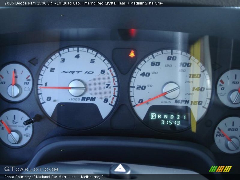 Inferno Red Crystal Pearl / Medium Slate Gray 2006 Dodge Ram 1500 SRT-10 Quad Cab