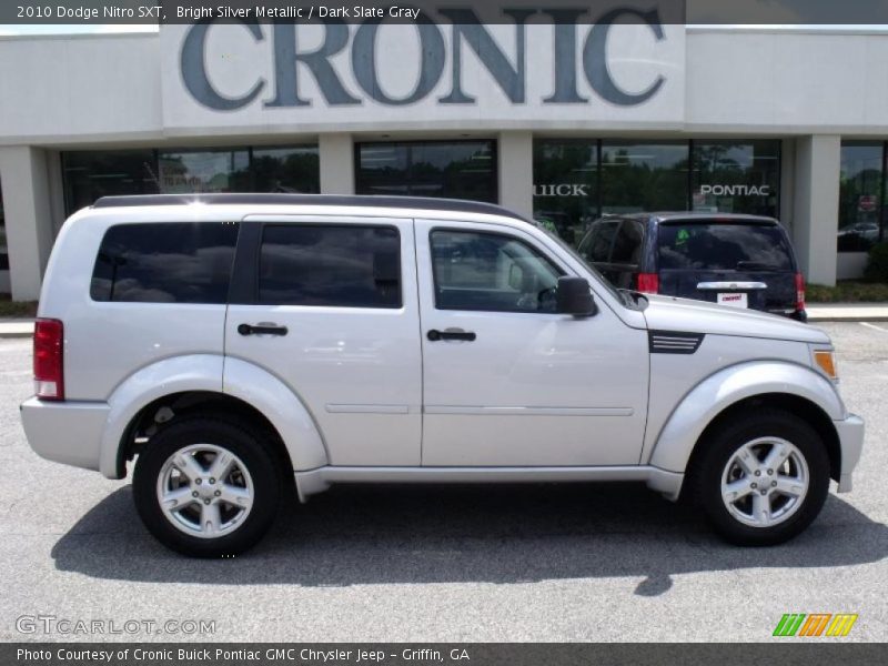 Bright Silver Metallic / Dark Slate Gray 2010 Dodge Nitro SXT