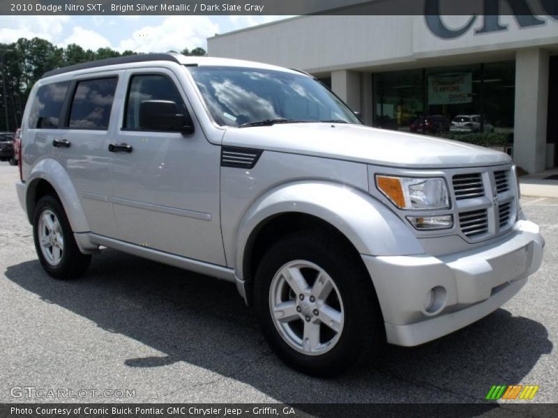 Bright Silver Metallic / Dark Slate Gray 2010 Dodge Nitro SXT