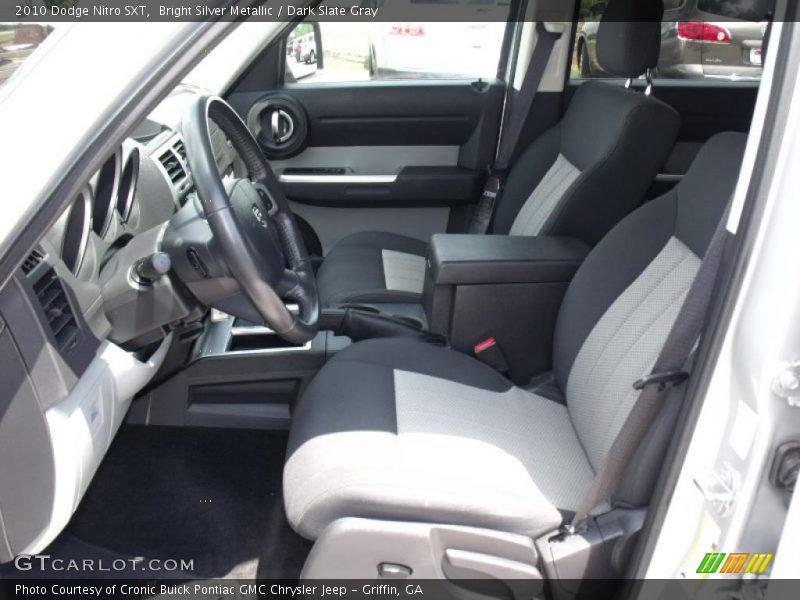 Bright Silver Metallic / Dark Slate Gray 2010 Dodge Nitro SXT