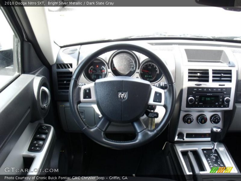 Bright Silver Metallic / Dark Slate Gray 2010 Dodge Nitro SXT