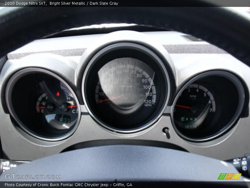 Bright Silver Metallic / Dark Slate Gray 2010 Dodge Nitro SXT