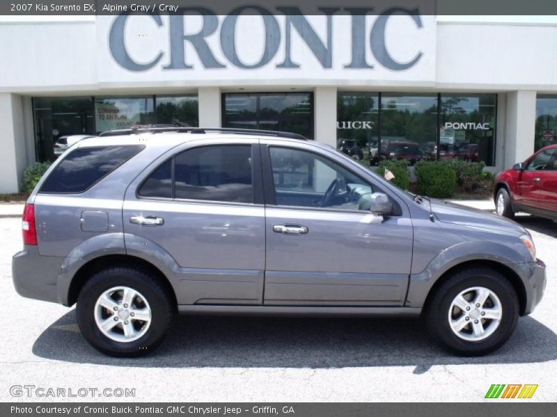 Alpine Gray / Gray 2007 Kia Sorento EX