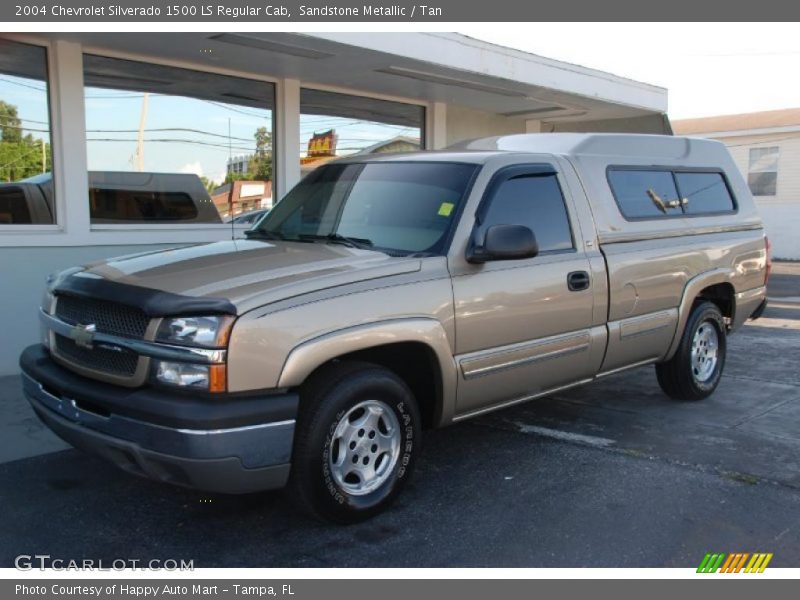 Sandstone Metallic / Tan 2004 Chevrolet Silverado 1500 LS Regular Cab