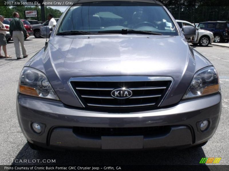 Alpine Gray / Gray 2007 Kia Sorento EX