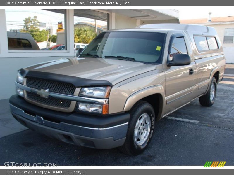 Sandstone Metallic / Tan 2004 Chevrolet Silverado 1500 LS Regular Cab