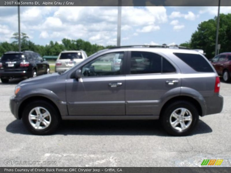 Alpine Gray / Gray 2007 Kia Sorento EX