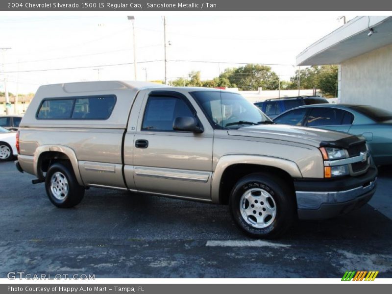 Sandstone Metallic / Tan 2004 Chevrolet Silverado 1500 LS Regular Cab