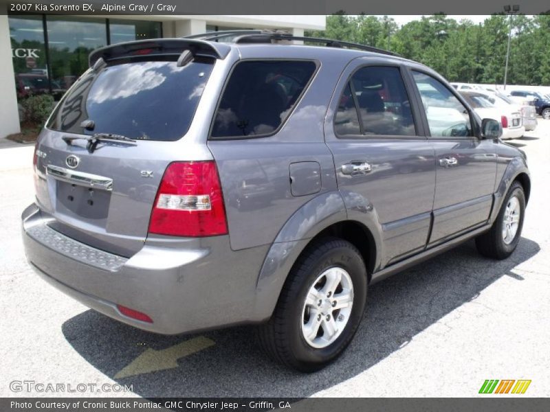 Alpine Gray / Gray 2007 Kia Sorento EX
