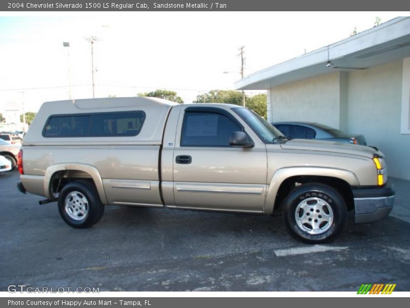 Sandstone Metallic / Tan 2004 Chevrolet Silverado 1500 LS Regular Cab