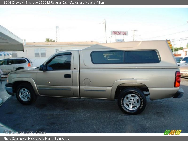 Sandstone Metallic / Tan 2004 Chevrolet Silverado 1500 LS Regular Cab