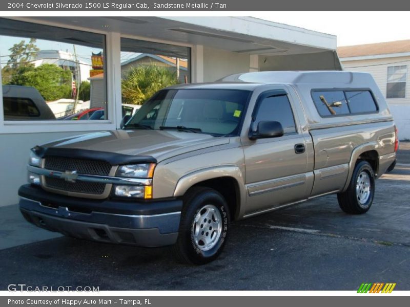 Sandstone Metallic / Tan 2004 Chevrolet Silverado 1500 LS Regular Cab