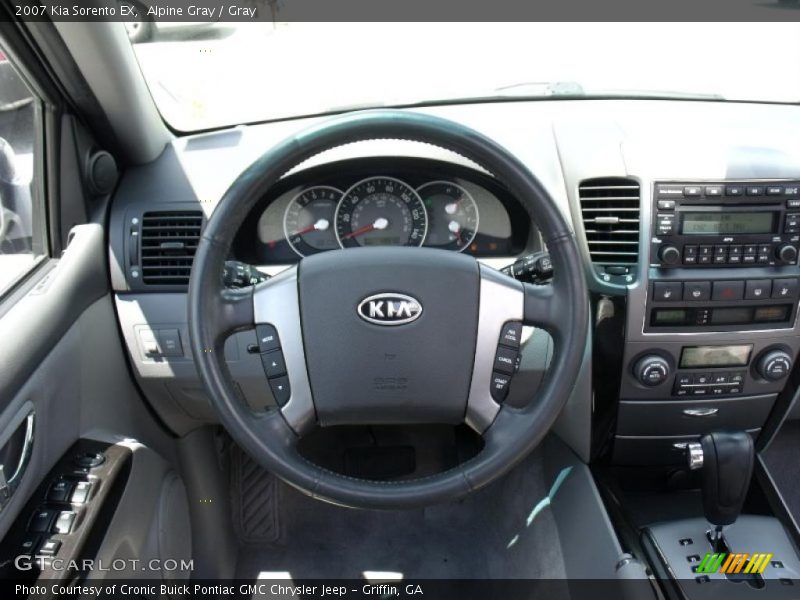Alpine Gray / Gray 2007 Kia Sorento EX