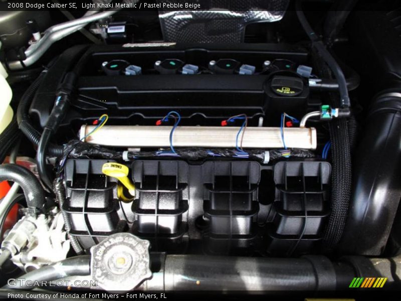 Light Khaki Metallic / Pastel Pebble Beige 2008 Dodge Caliber SE