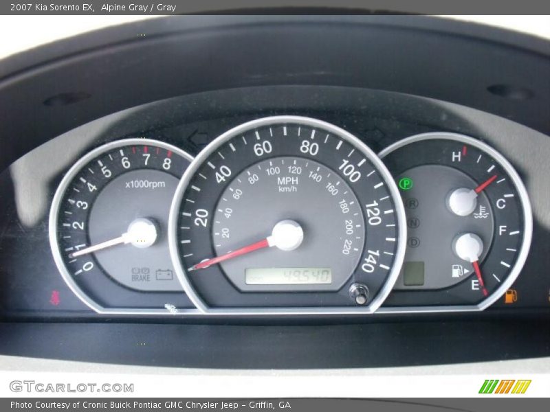 Alpine Gray / Gray 2007 Kia Sorento EX
