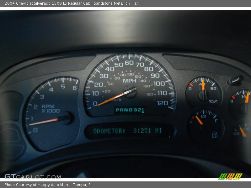 Sandstone Metallic / Tan 2004 Chevrolet Silverado 1500 LS Regular Cab