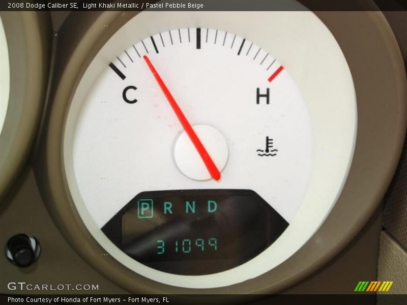 Light Khaki Metallic / Pastel Pebble Beige 2008 Dodge Caliber SE