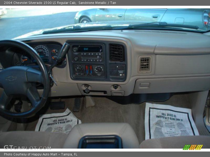 Sandstone Metallic / Tan 2004 Chevrolet Silverado 1500 LS Regular Cab