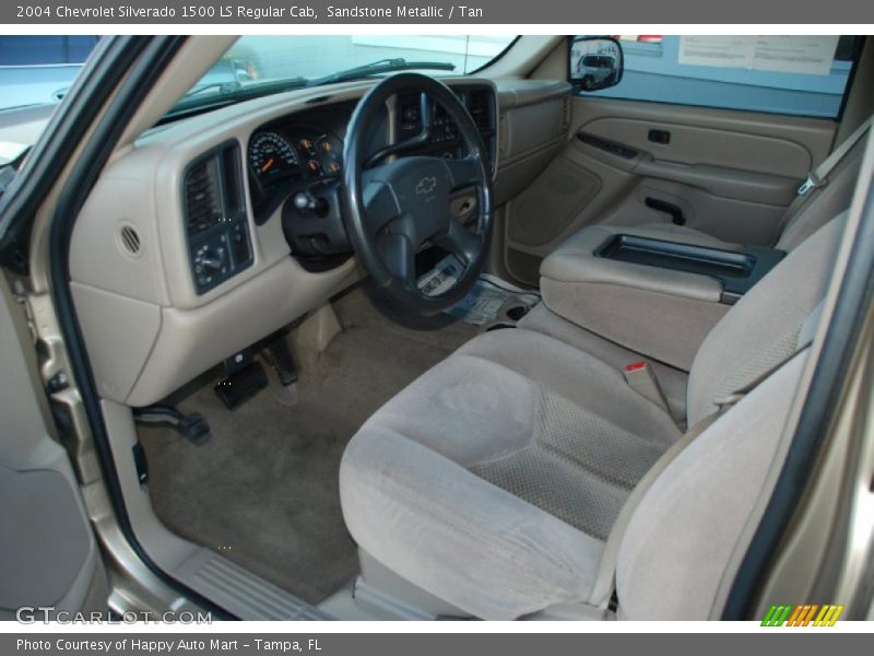 Sandstone Metallic / Tan 2004 Chevrolet Silverado 1500 LS Regular Cab