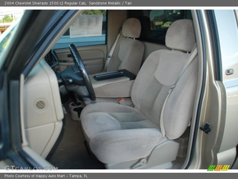 Sandstone Metallic / Tan 2004 Chevrolet Silverado 1500 LS Regular Cab