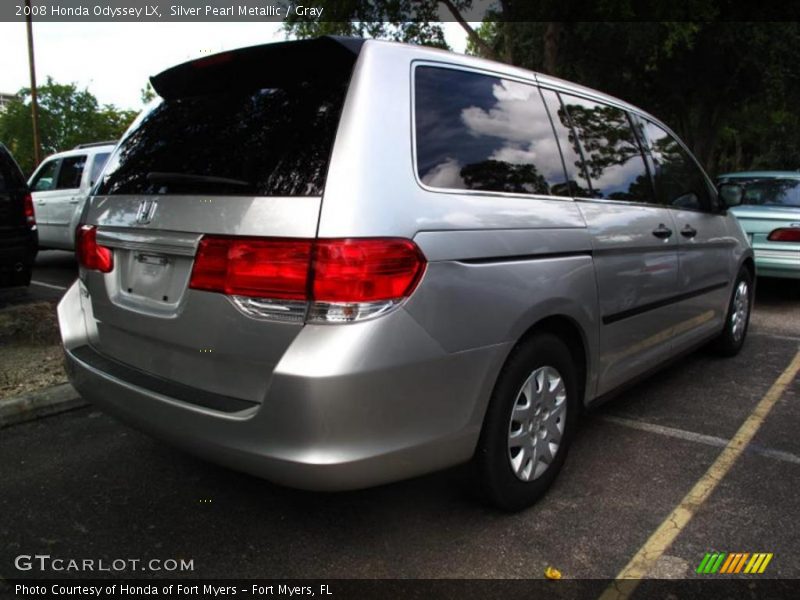 Silver Pearl Metallic / Gray 2008 Honda Odyssey LX