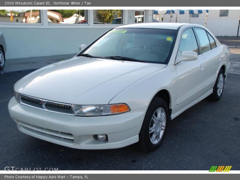 Northstar White / Tan 2000 Mitsubishi Galant ES