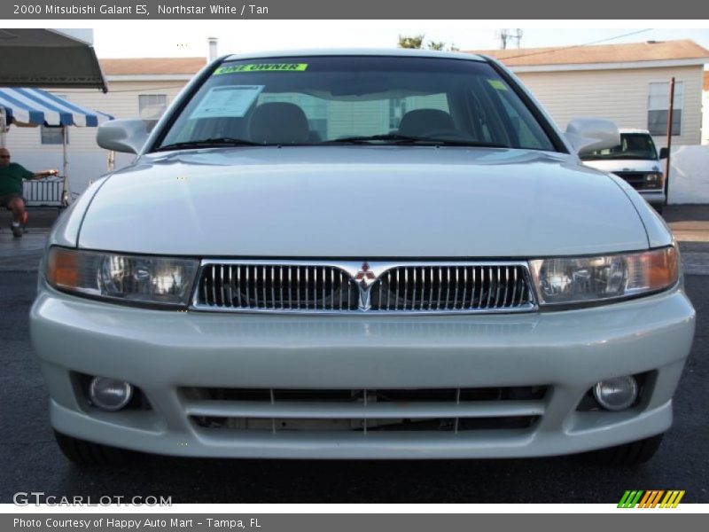 Northstar White / Tan 2000 Mitsubishi Galant ES