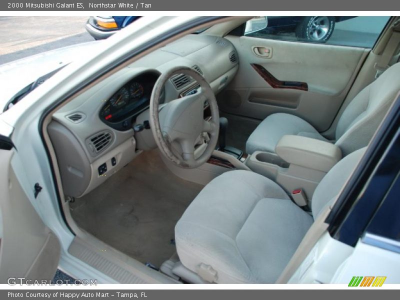 Northstar White / Tan 2000 Mitsubishi Galant ES