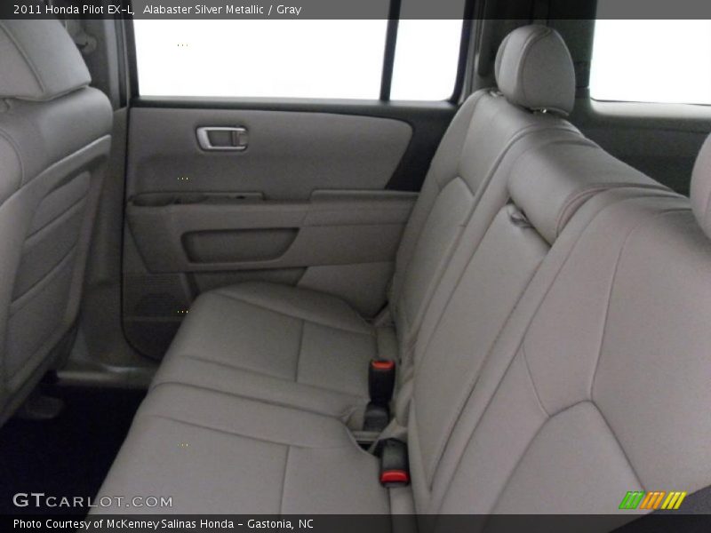 Alabaster Silver Metallic / Gray 2011 Honda Pilot EX-L