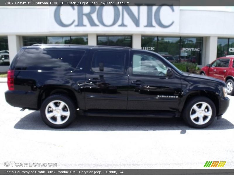 Black / Light Titanium/Dark Titanium 2007 Chevrolet Suburban 1500 LT