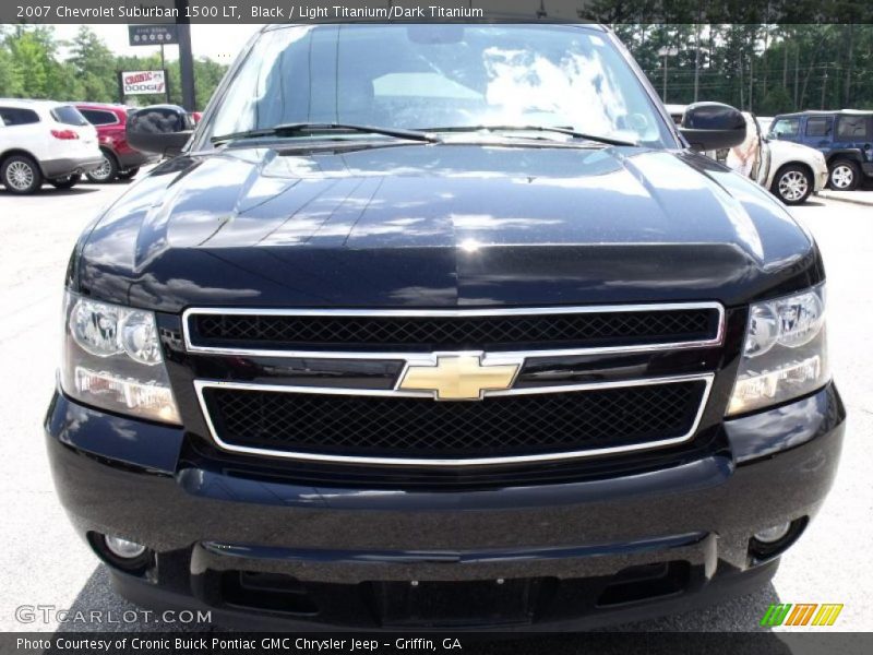 Black / Light Titanium/Dark Titanium 2007 Chevrolet Suburban 1500 LT