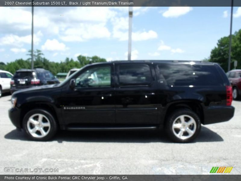 Black / Light Titanium/Dark Titanium 2007 Chevrolet Suburban 1500 LT