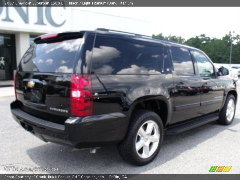 Black / Light Titanium/Dark Titanium 2007 Chevrolet Suburban 1500 LT
