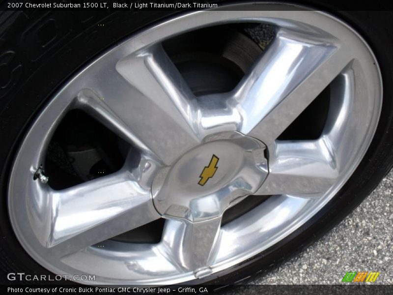 Black / Light Titanium/Dark Titanium 2007 Chevrolet Suburban 1500 LT