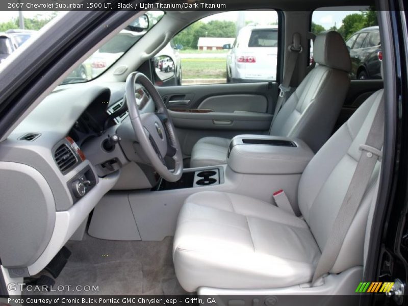 Black / Light Titanium/Dark Titanium 2007 Chevrolet Suburban 1500 LT