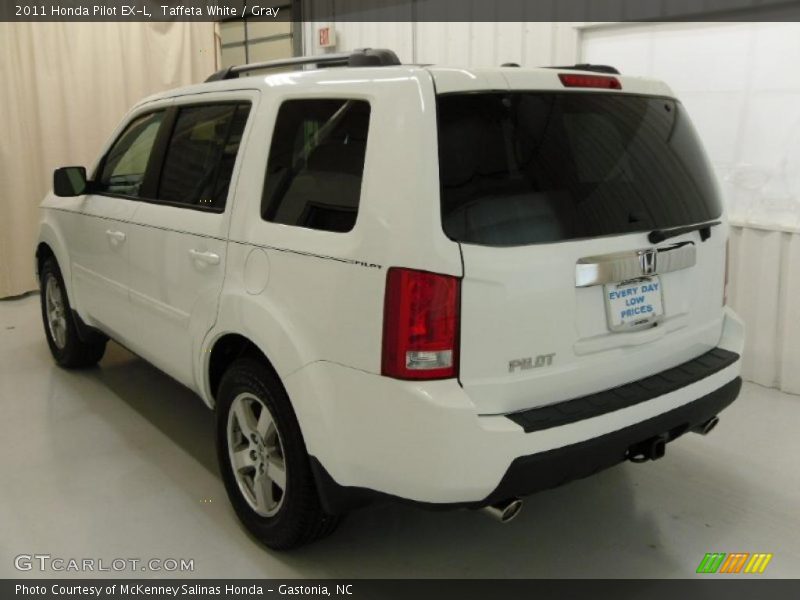 Taffeta White / Gray 2011 Honda Pilot EX-L
