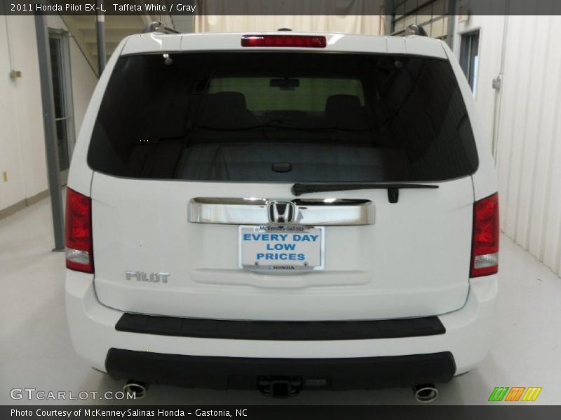 Taffeta White / Gray 2011 Honda Pilot EX-L