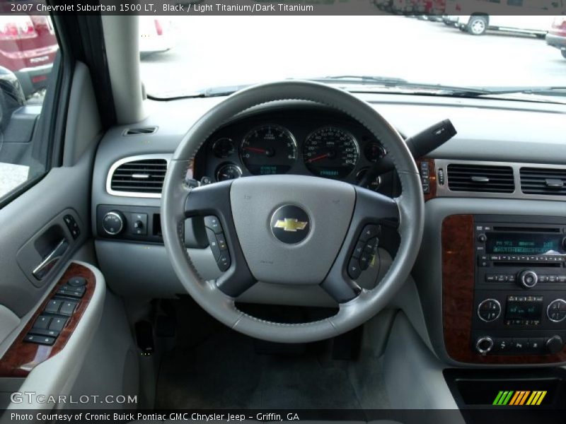 Black / Light Titanium/Dark Titanium 2007 Chevrolet Suburban 1500 LT