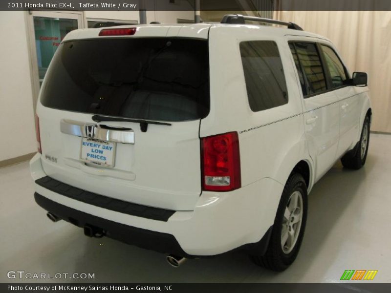 Taffeta White / Gray 2011 Honda Pilot EX-L