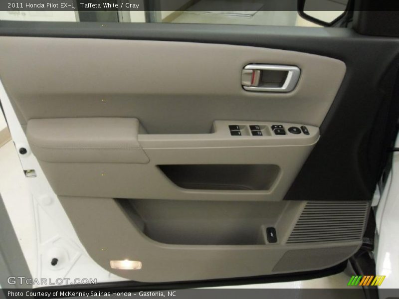 Taffeta White / Gray 2011 Honda Pilot EX-L