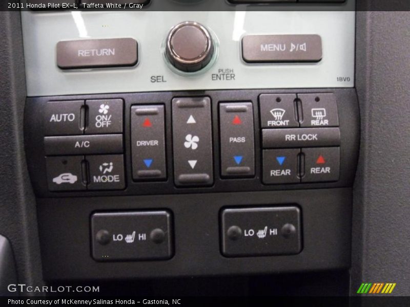 Taffeta White / Gray 2011 Honda Pilot EX-L