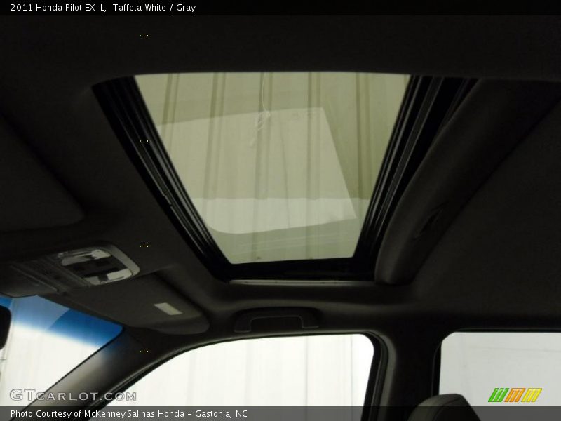 Taffeta White / Gray 2011 Honda Pilot EX-L