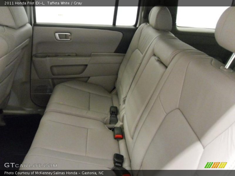 Taffeta White / Gray 2011 Honda Pilot EX-L